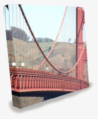 8 Foot Pop Up Express With Wrap-around Graphics Of - Suspension Bridge