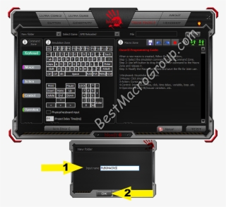 Click The "file" Button And Select "import In / Out" - Bloody Mouse No Recoil