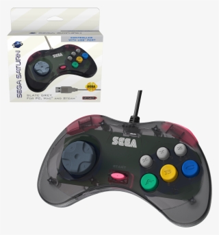 Sega Saturn 8-button Arcade Pad - Sega Saturn