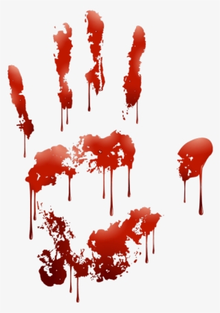 Blutige Hand Aus Dem Herzen Von Linz - Mancha De Sangue Fundo Transparente