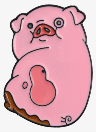Lovely Cute Fashion Gifts Tv Series Waddles Pink Pig - Brooch