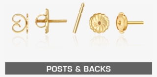 Ross Metals Findings Earrings Accessories Friction - Body Jewelry