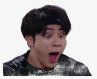 Army Bts Jin Meme Momo Sticker - Bts Meme Face Jin