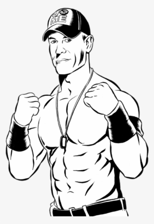 28 Collection Of John Cena Drawing Easy - Wwe John Cena Drawing