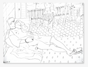 Winslow Homer, 1883 • The Breakwater • Pencil & Watercolor - Sketch