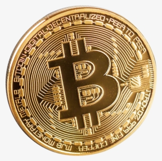 Bitcoin Png Transparent Image - Gold Bitcoin Coin Png