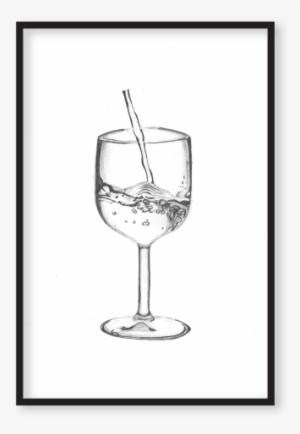 Watercolor //1 - Champagne Stemware