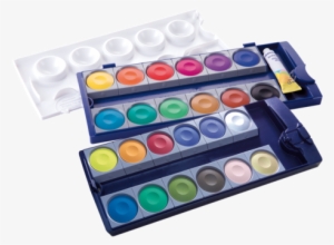 Paintbox 735k/24 Colours Opaque - Pelikan Deckfarbkasten K12