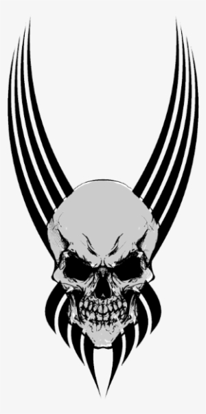 Transparent Png Background - Skull Tattoo Png