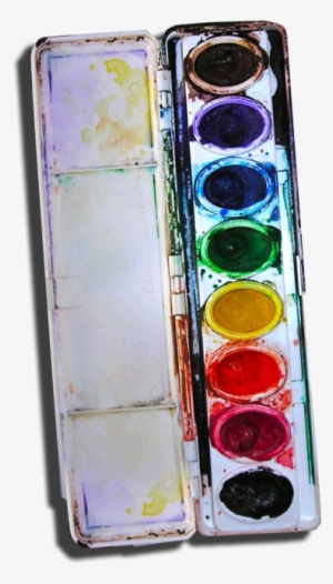 Watercolors - Watercolor Paint Palette Png