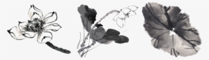 Picture Free African Drawing Watercolor - Chinese Classical Style 33-inch Parasol Anti-rain Paper