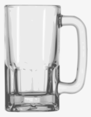 Open - Glass Beer Mug Png
