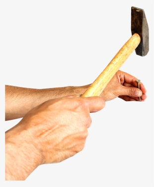 Download Hammering A Nail Png Image - Hammering Png