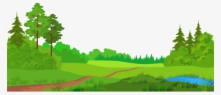 Meadow With Trees Png Picture Klipart Pinterest - Clipart Meadow