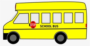 Moving School Bus Animated Svg Clipart Free Download - Yellow Bus Clip Art