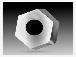 Hexagonla Nut - Ốc Vít Vector Png