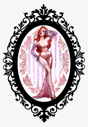 Disney Boudoir - Vintage Mirror Frame Clip Art