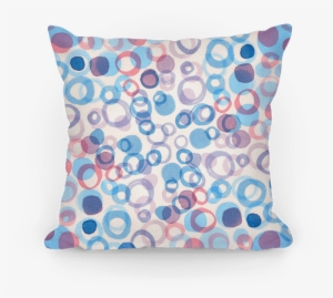 Abstract Watercolor Pillow - Watercolor Painting