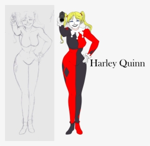Harley Quinn Wip By Fvsj On Deviantart Svg Freeuse - Drawing
