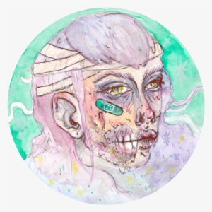 Circle Watercolor Painting By I/s/p Visit My Art Pages