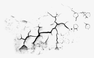 Cracked Cracks Broken Texture Design Black Concrete - Png Materials For Photos Hope Editing