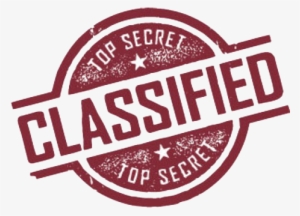Classified-stamp - Top Secret Classified Logo