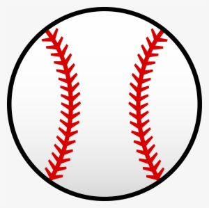 Baseball Pattern White Baseball With Red Seams - Baseball Clipart Png