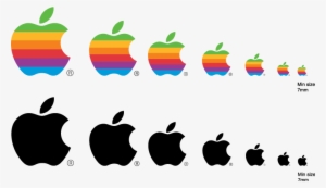 Apple Logo Free Vector - Apple Logo Real Size