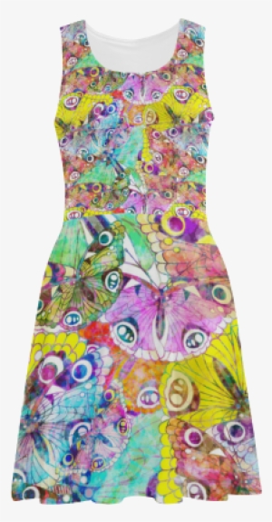Vibrant Flower Watercolor Atalanta Sundress