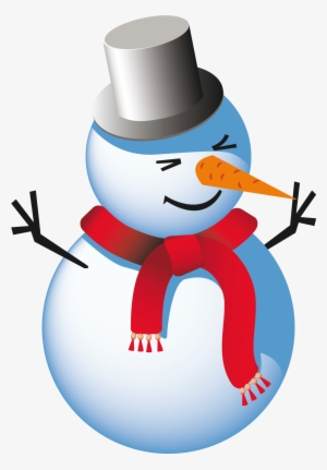 Snowman Png Clipart - Cartoon Snowman Transparent Background