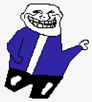 Troll Face Sans - Pixels Arts Troll Face