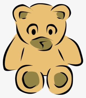 Stylized Teddy Bear Svg Clip Arts 522 X 593 Px