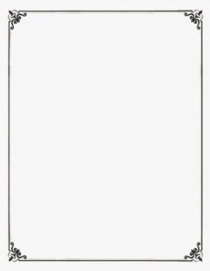 Art Nouveau Border - Portable Network Graphics