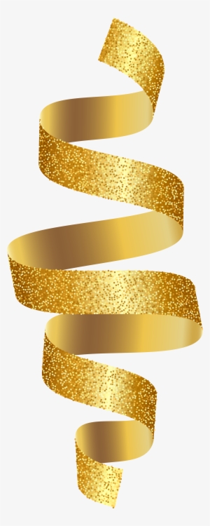 Transparent Background Golden Ribbon Png