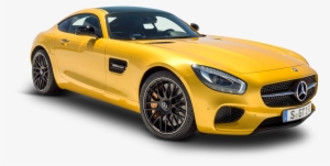Yellow Mercedes Amg Gt Solarbeam Car Png Image - Mercedes Amg Gt Png
