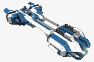Blue Ship - Space Engineers Ship Png