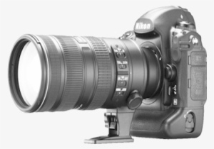 Dslr Camera Png Hd - Nikon D4 70 200mm