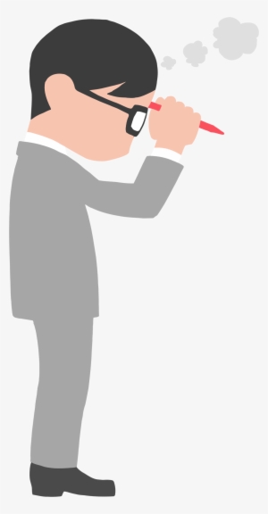 This Free Icons Png Design Of Man In Suit Thinking