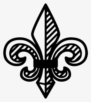 Fleur De Lis Wall Sticker - Tribal Fleur De Lis Tattoo