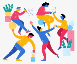 Art Png Images - Dropbox Brand Illustrations