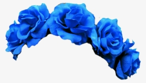 Blue Flower Crown - Blue Flower Crown Png