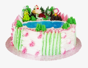 Decorated Birthday Cake Clipart - Real Birthday Cakes Png