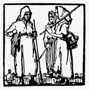 Vignette Drawing Black And White - Drawing