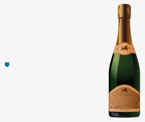 Champagne Plain Bottle Clip Art At Clker - Champagne Bottle Vector Png