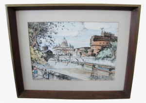 M#century European Watercolor Painting On Chairish