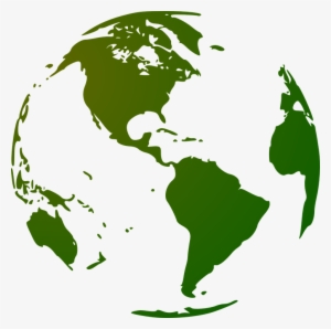 Free Pictures, Free Images, Globe Earth, Silhouette - Globe Png