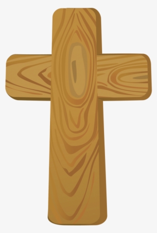 0, - Transparent Jesus Wooden Cross Clipart