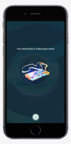 Pokemon Go Raid Pass - Smartphone