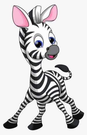 7 - Cute Zebra Cartoon