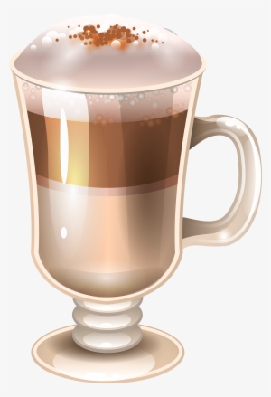 Milk Clipart Full Cup - Latte Macchiato Png